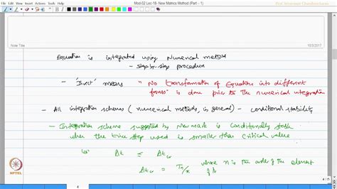 Newmark S Method Part 1 Youtube