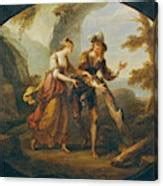 Miranda And Ferdinand Painting By Angelica Kauffmann Fine Art America