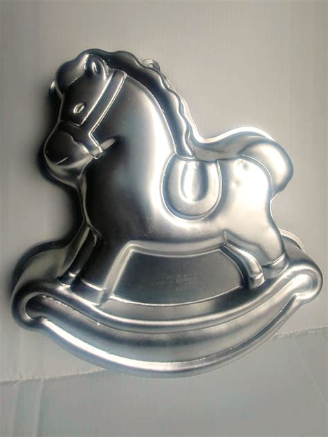 Wilton Rocking Horse Cake Pan Vintage 1984 Easter Birthday Baby