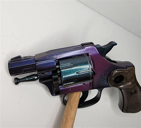 Revolver Cerakoted using Cerakote FX Mystique, Rebel and Cerakote FX