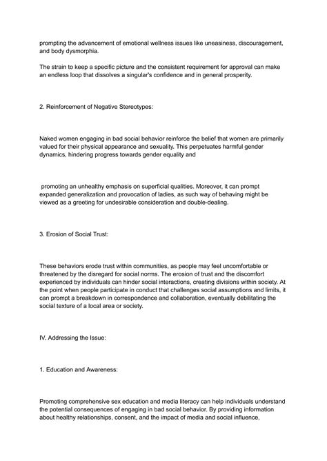 The Rise Of Naked Women Engaging In Bad Social Behavior Exploring The Implications And Seeking