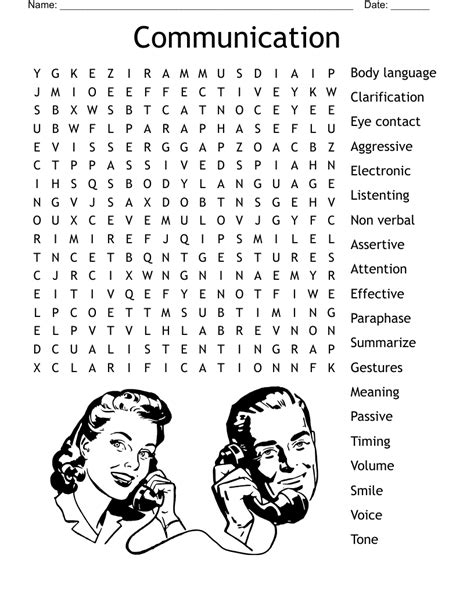 Communication Skills Word Search Wordmint