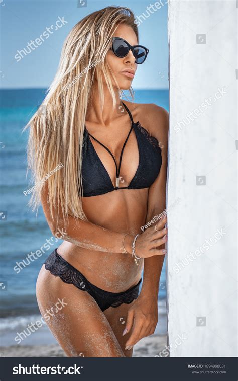 Portrait Beautiful Sexy Smiling Blonde Woman Stock Photo 1894998031 Shutterstock