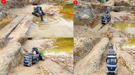 Penggalian Danau Dan Dump Truck Kehabisan Nafas Di Tanjakan Miniatur