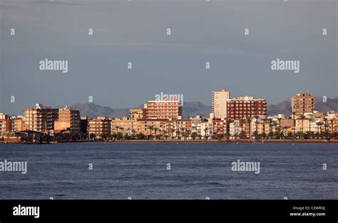 Skyline Of Puerto De Mazarron Region Murcia Spain Stock Photo Alamy