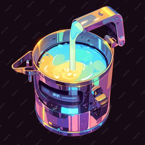 Premium Vector | Electric milk frother with multiple foam settings