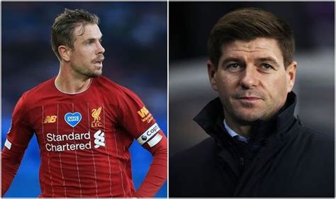 Jordan Henderson Makes Honest Steven Gerrard Admission Over Liverpool