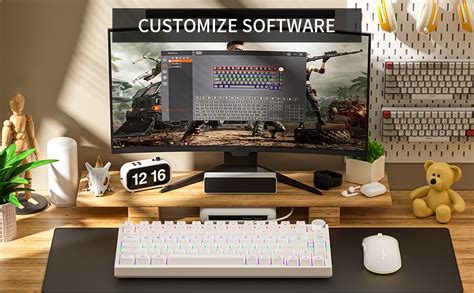 Newmen Gm Mechanical Keyboard Wired Gaming Keyboard Percent Tkl Hot Swappable Compact Led