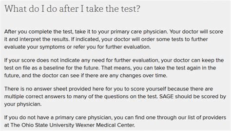 This Is A Do It Yourself Alzheimers Test Called SAGE It Can Help