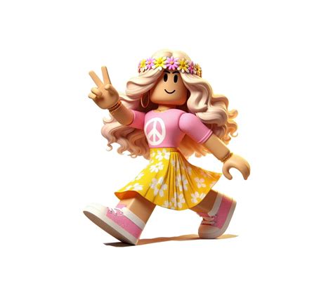 Summer Roblox Blonde Gilr Png Spring Pink Roblox Blonde Png Fall Roblox 5 Files Png Peace