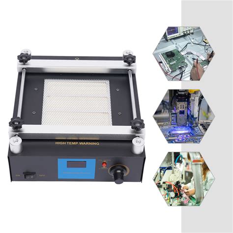 SMD PCB Preheater BGA Rework Station Preheating Oven Station Welder Hot Plate Us EBay