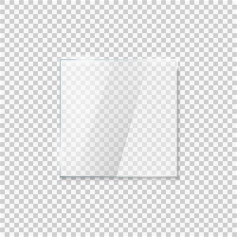 Premium Vector Glass Plates Realistic Icon Isolated On Background