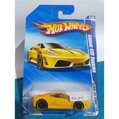 Jual Hot Wheels Ferrari Scuderia Kuning Varian Kaca Pink Shopee Indonesia