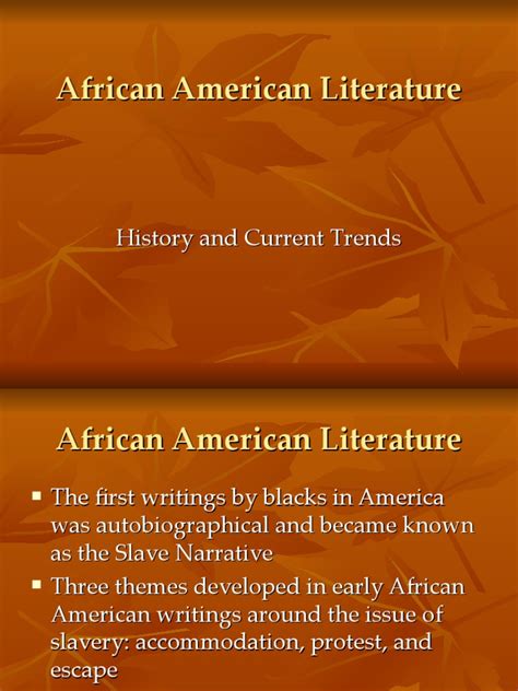 African American Literature | PDF | African American Literature ...