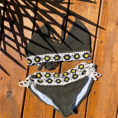 Crochet Bikini Free People Gem