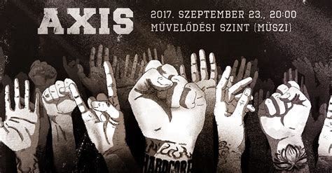 Axis hardcore dokufilm vetítés MÜSZI Művelődési Szint