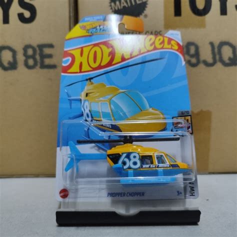 Hot Wheels Propper Chopper Yellow Shopee Malaysia