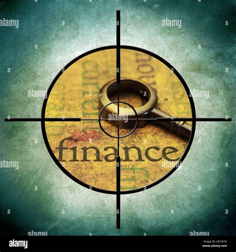 finance target concept stock photo alamy
