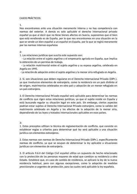 Casos Pr Cticos Dipr Casos Pr Cticos Nos Encontramos Ante Una