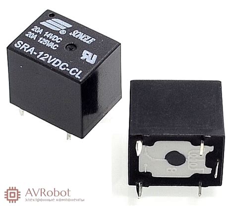 Реле SRA-24VDC-CL Реле 24В 20А 5pin цена купить 5979 - реле 24В ...