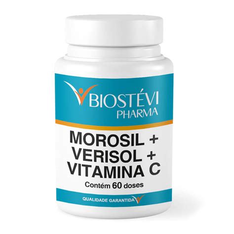 Morikol Ou Verisol Qual O Melhor - Morosil + Colágeno Verisol + Vitamina C 60 Doses | Shopee Brasil