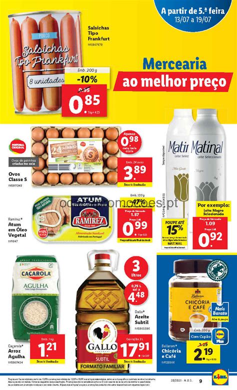 Antevisão Folheto LIDL MERCEARIA Promoções 13 julho a 19 julho O Caça