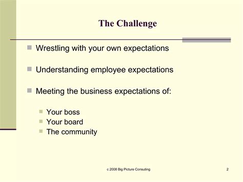 The Art Of Managing Employee Expectations Ppt