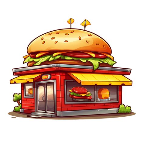 Burger Shop Ai Generative 32423776 Png