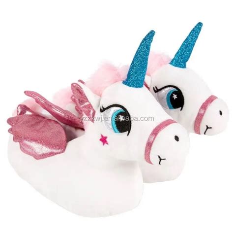 Ladiesgirls Novelty Unicorn Mule Slippers Super Soft Comfort Womens