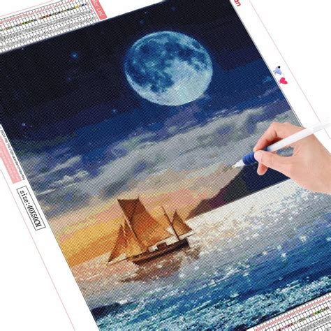 Купить Набор для алмазной живописи Пейзаж Приморский 5D DIY Алмазная ...