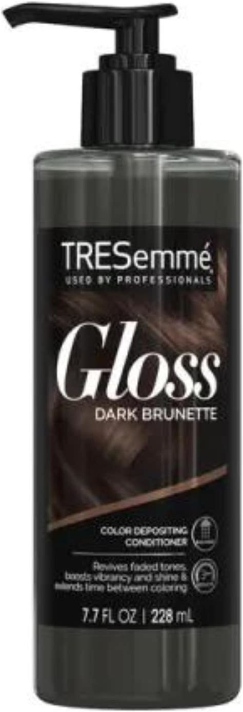 Amazon Tresemme Gloss Dark Brunette Provides Minute Results In