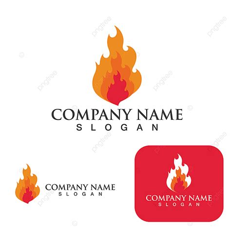 Fire Logo Silhouette PNG Free Fire Logo Template Flame Clipart