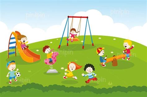 Kids Playing Inside Cartoon