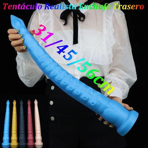 Tap N Anal De Silicona Flexible Para Masturbaci N Femenina Consolador De Tent Culo Realista Con