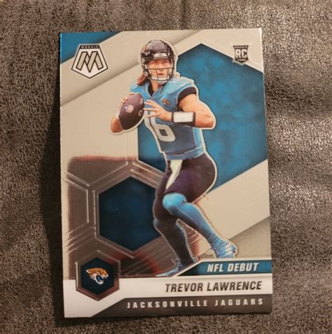 TREVOR LAWRENCE 2021 Panini Mosaic NFL Debut Base Rookie Card Jaguars