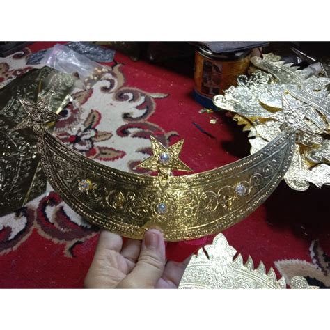 Jual bulan sabit bintang adat NTT//iket kepala adat NTT | Shopee Indonesia