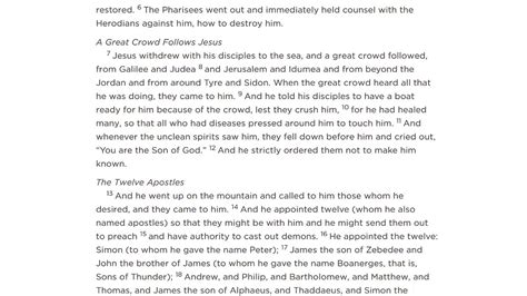 Mark Esv Bible Audio With Text Youtube