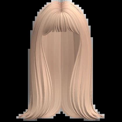 Preppy Straight Nerdy Hair W Bangs Blonde Roblox Item Rolimon S