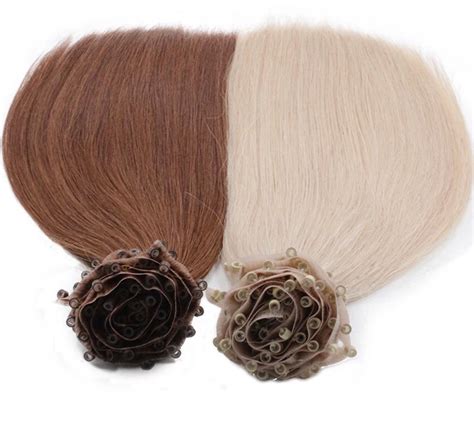 beaded weft hair extensions 5