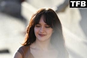 Olivia Cooke Sexy Seen Flaunting Her Hot Figure Wearing A Dress In Los Angeles Aznude