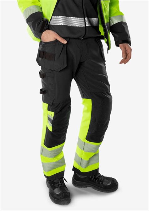 Fristads High Vis Eco Craftsman Stretch Trousers Class