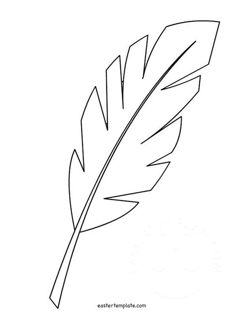 Free Printable Palm Leaf Template