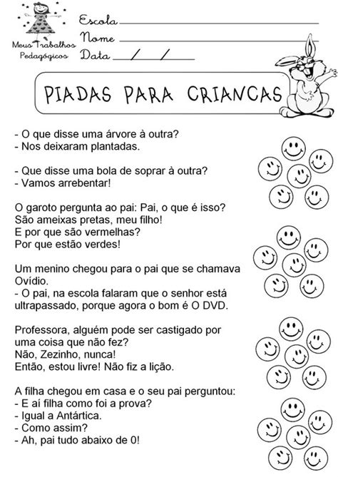 Piada Infantil 8 Anos - Dó, Ré, Mi fazendo Arte: Piada para crianças!