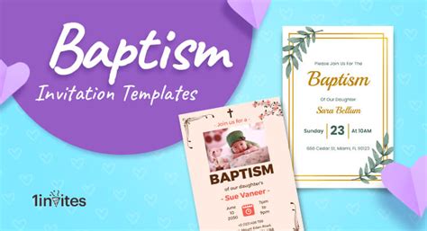 Baptism Invitation Templates Free Editable Printable