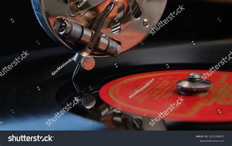 Vintage Old Record Player Gramophone Needle Stock Photo 2225288871