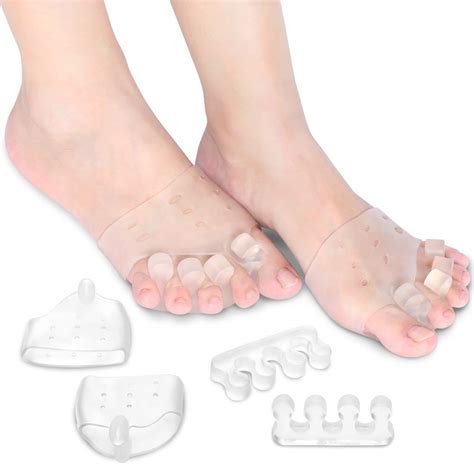 Buy Toe Separators Metatarsal Pads Toe Straightener Gel Toe Stretcher