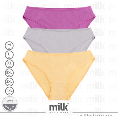 Pack Bikini Women S Egyptian Cotton Underwear Walmart