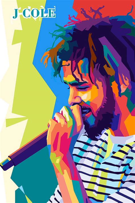 J Cole Wpap Art Digital Art By Rajab Yaya Fine Art America