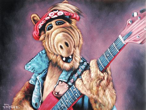 Alf Aka Alien Life Form Painting By Jorge Terrones