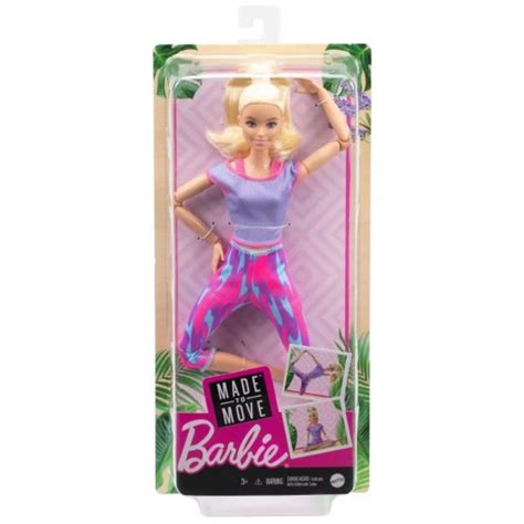Kenzi Barbie Made To Move Doll With Flexible Joints Long Blonde Pon Amman Jordan